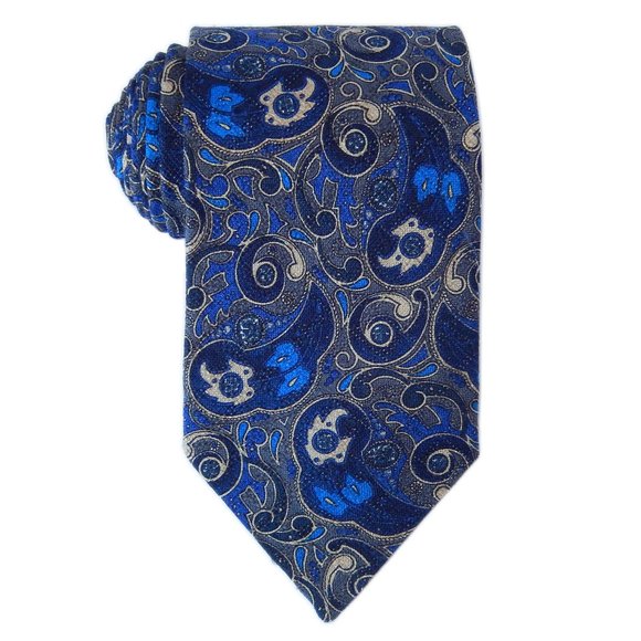 Valentino Other - Valentino 100% Silk Blue Paisley Tie